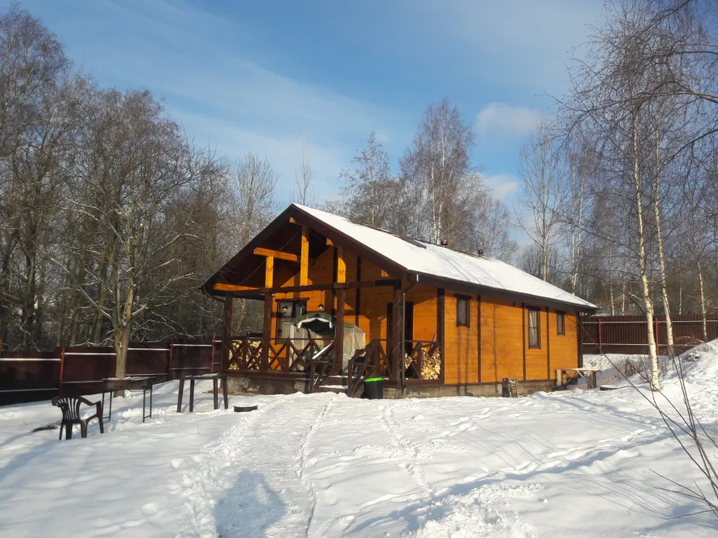 Коттедж Дом с камином, баней-сауной на дровах и купелью — Светлое