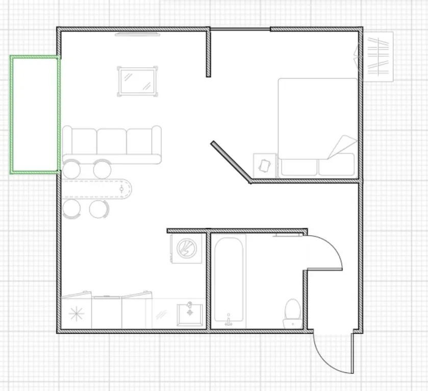 Теплая, светлая квартира, рядом с Калина Мол