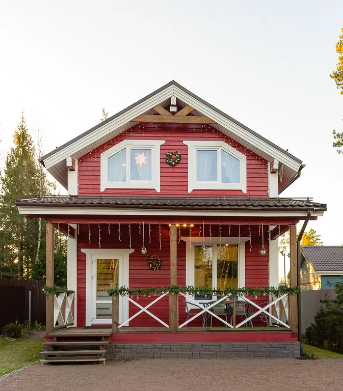 Брусничный коттедж с сауной и банным чаном — аренда посуточно в Сертолово