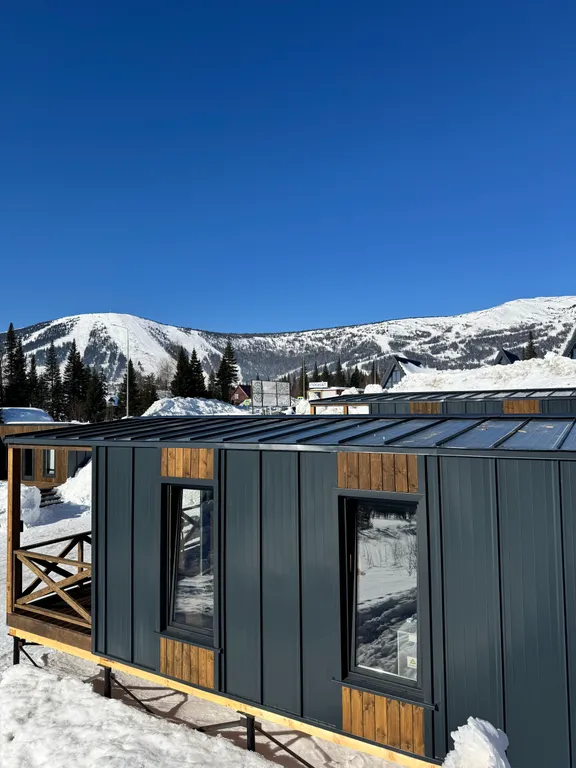 2 дома барн-хаус с панорамным видом на горы