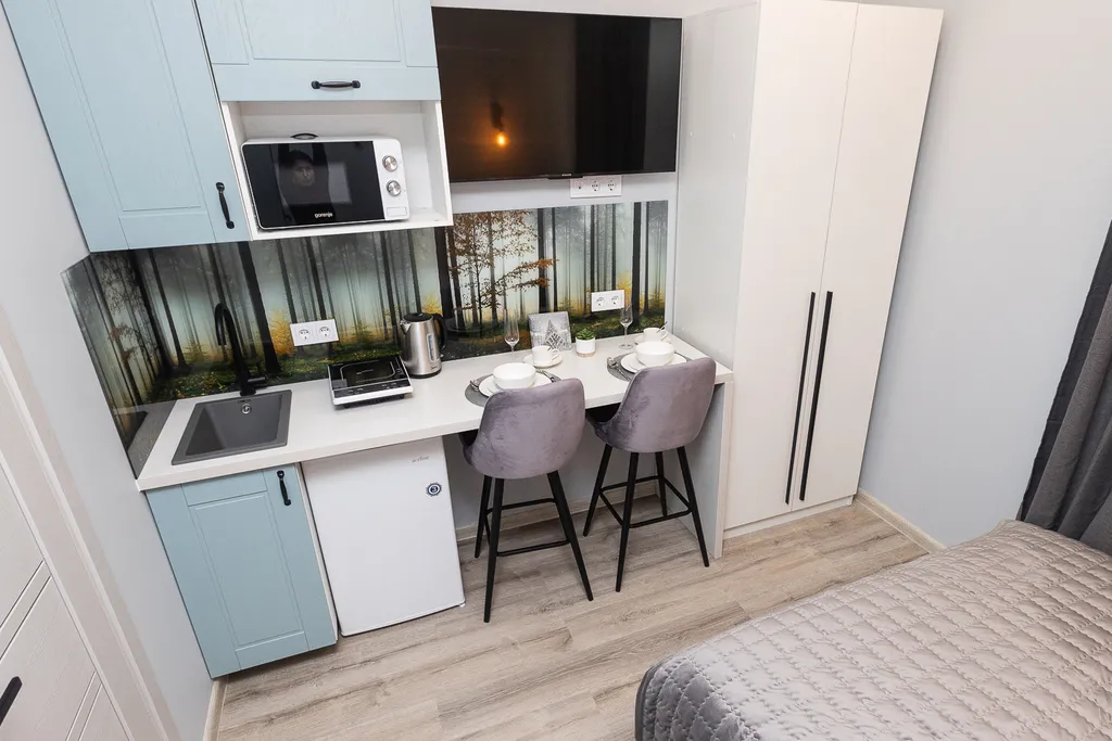 Уютная студия рядом с лесопарком