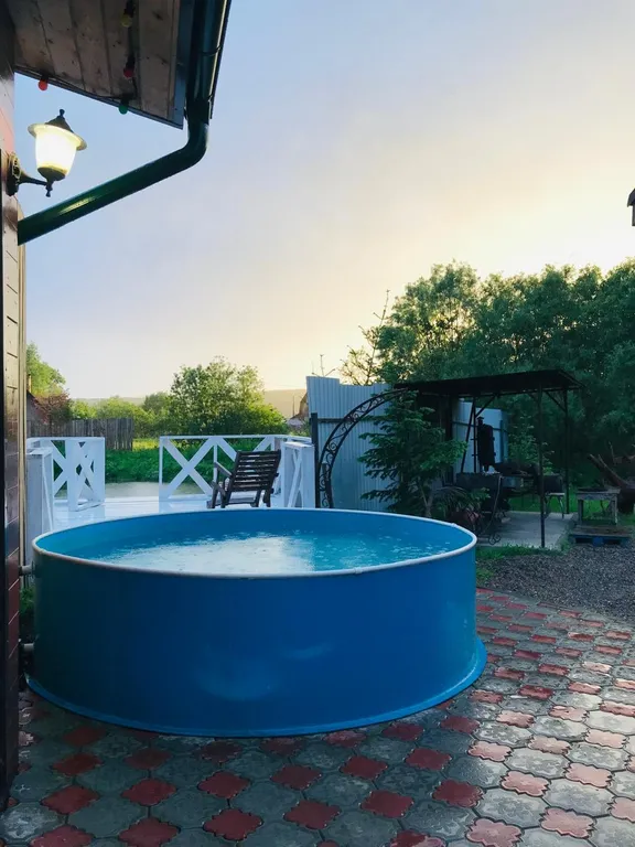 Коттедж с баней и чаном у озера