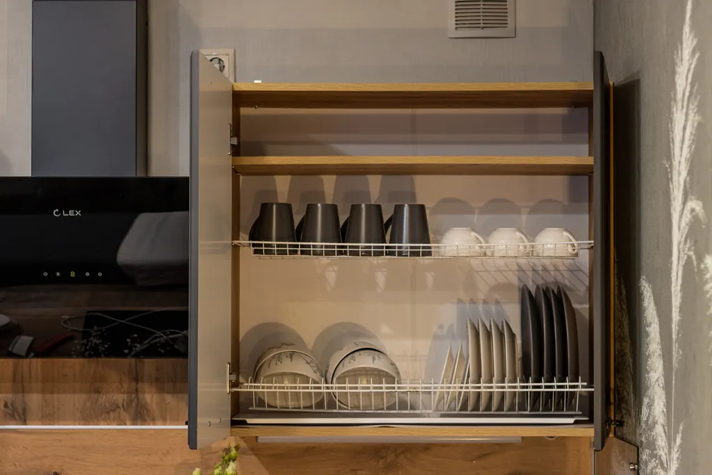 Студия Колосья с качелью на балконе и видом на сосны