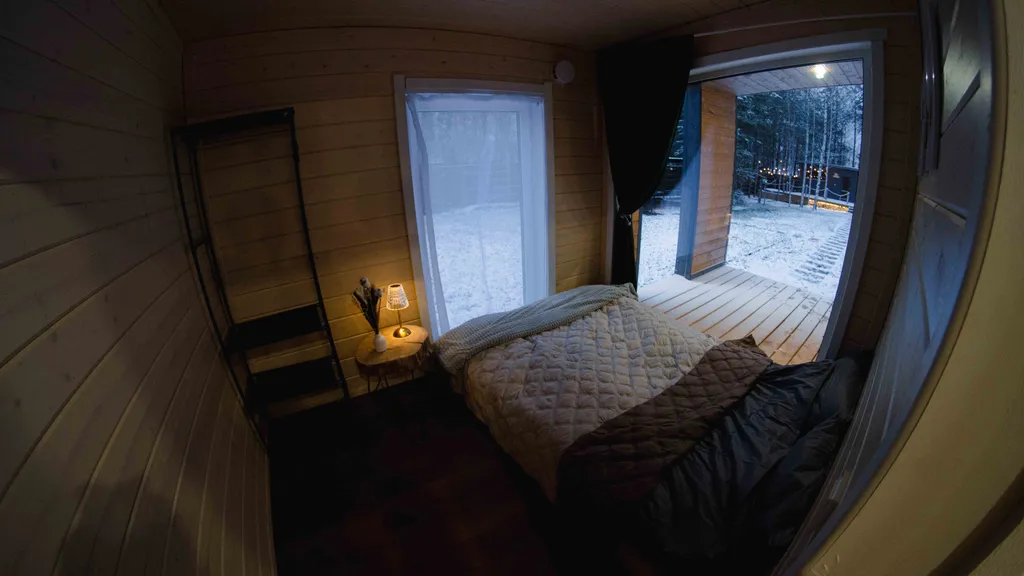 Уютный дом в лесу с панорамой и СПА комплексом