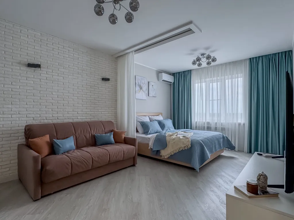 Комфорт для всех – стильная квартира с посудомойкой и smart tv