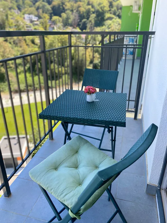 Студия с дизайнерским ремонтом рядом с морем в новом ЖК Летний