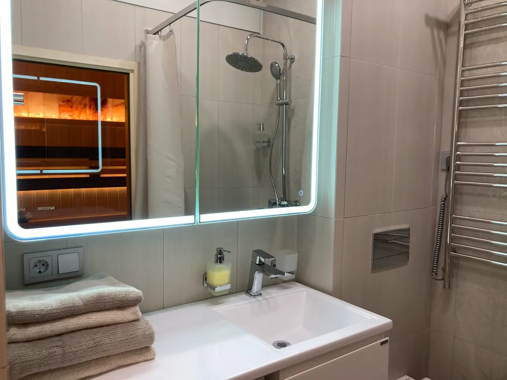 Охтапартлюкс мини с сауной и камином