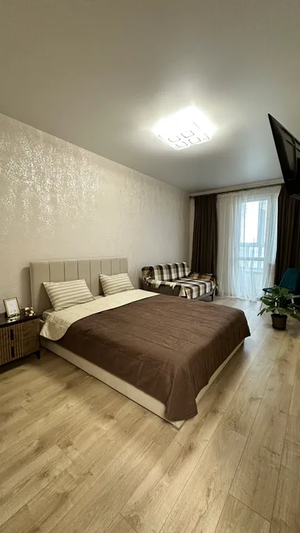 Элитная квартира с панорамным видом на город, 15 этаж