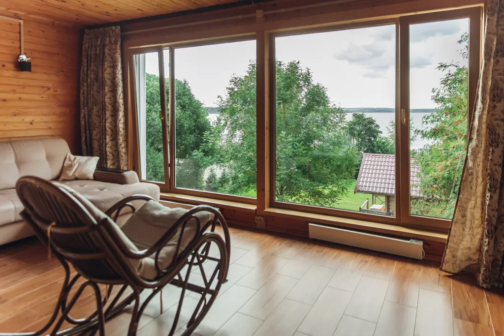 Коттедж Загородный дом на берегу озера — Машезеро