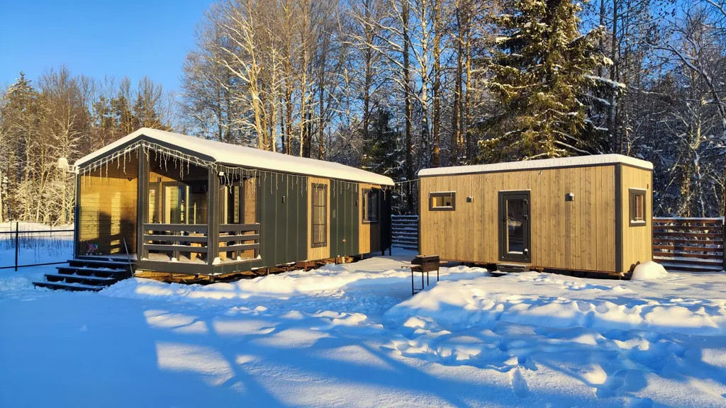 Уютный дом с баней