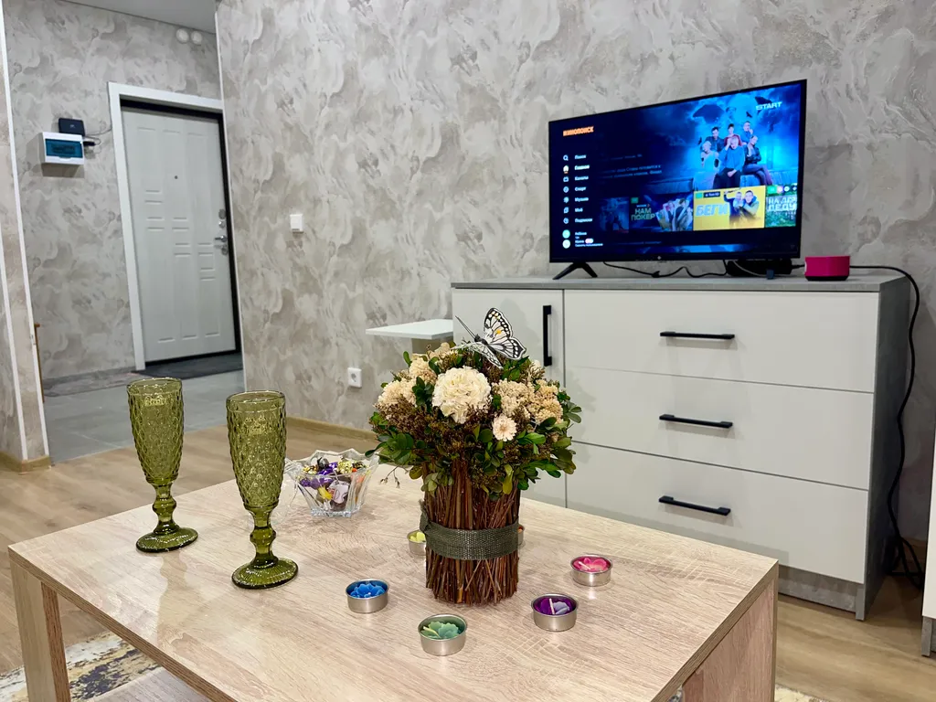 Уютная квартира после ремонта с шикарным видом в центре города