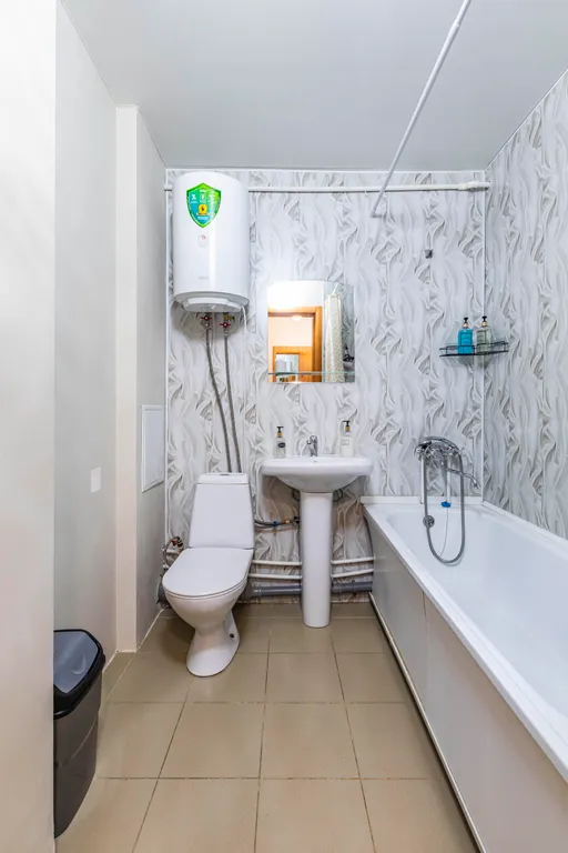 Квартира-студия с балконом для командированных и отдыха