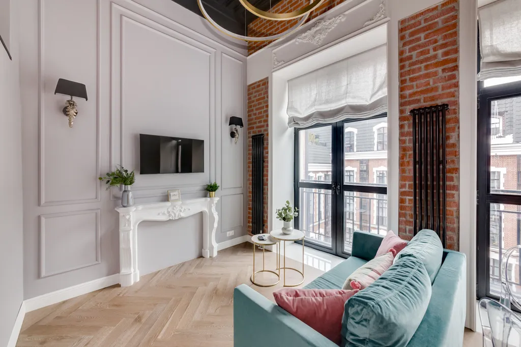 Квартира Квартира Двухэтажная студия в стиле лофт Смарт Хост — Москва