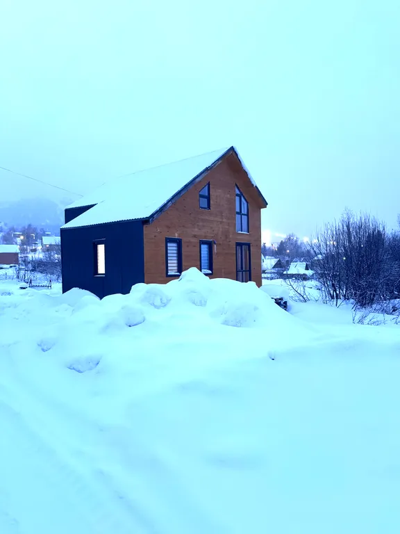 Барнхаус с видом на горы