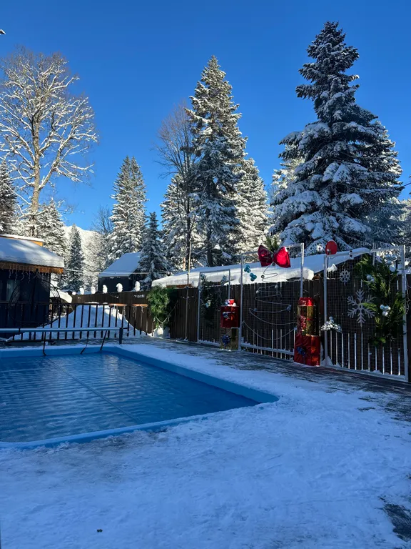 А-фрейм 3 с видом на горы и лес