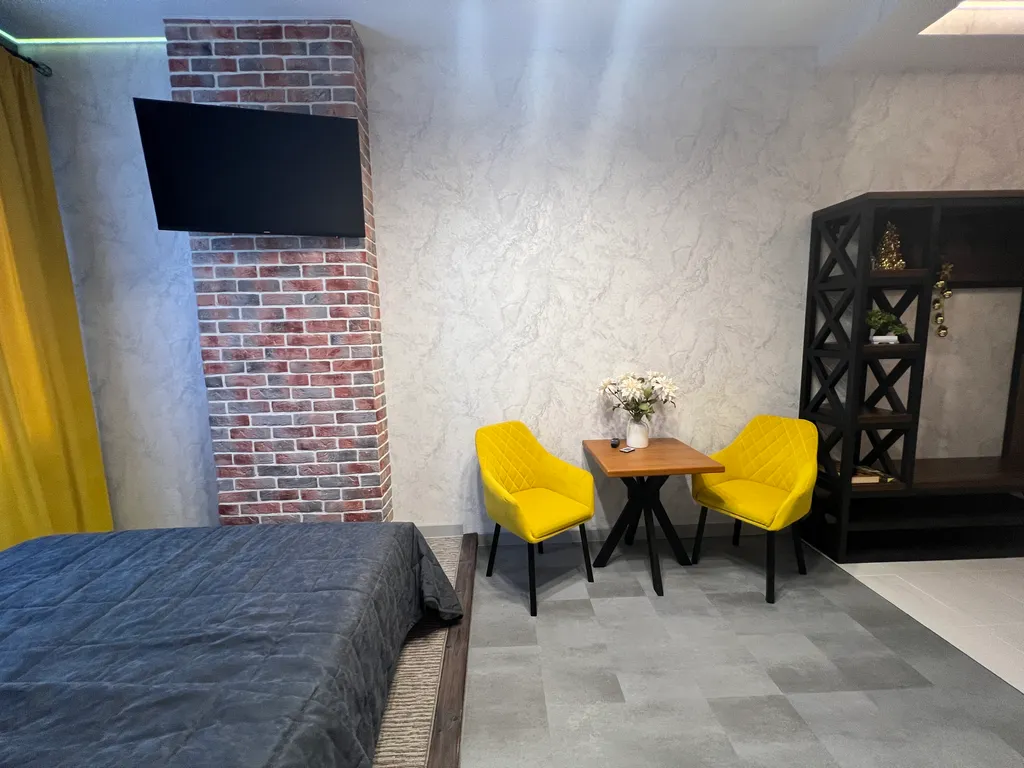 Стильная студия рядом с археопарком и горнолыжным комплексом