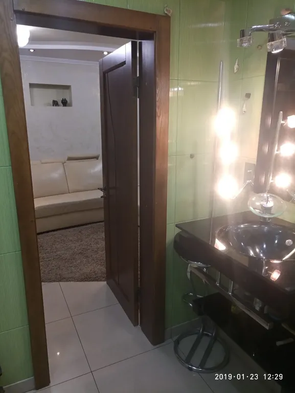 Студия в центре с видом на остров Хортица и реку Днепр