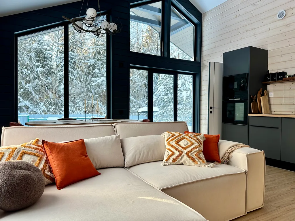 Коттедж Дом ДАЧА №8 с мастер-спальней и видом на лес — аренда посуточно в Волоколамск