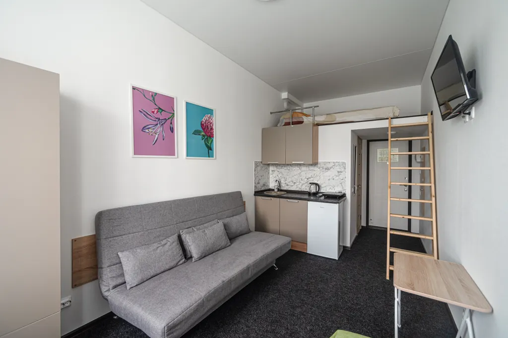 Квартира Квартира Апартамент Нижний Ораниенбаум Двухуровневая студия — Ломоносов