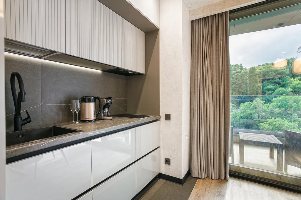 Апартамент с дизайнерским ремонтом