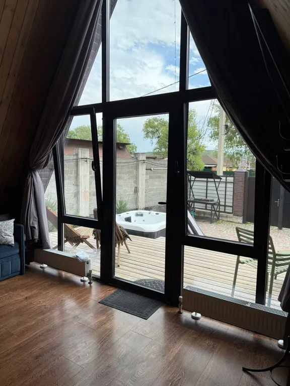 Aframe kmv дом с тёплым джакузи