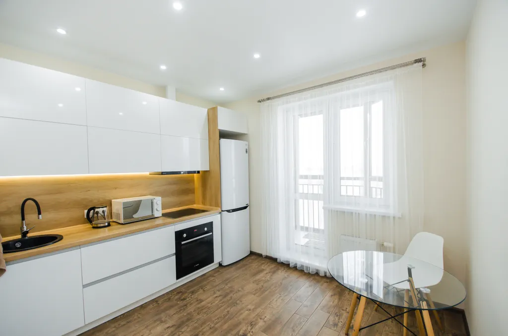 Светлая квартира с красивым видом на город рядом с центром