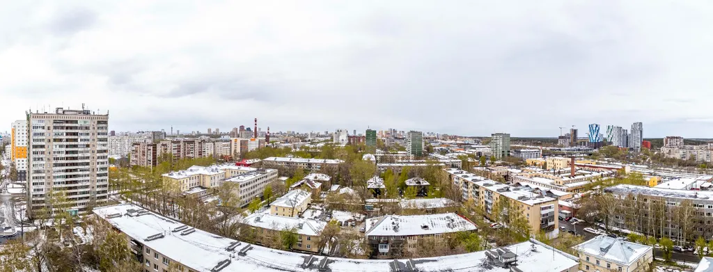 Квартира 1-комнатная квартира на 14 этаже, 3 раздельных спальных места — Екатеринбург