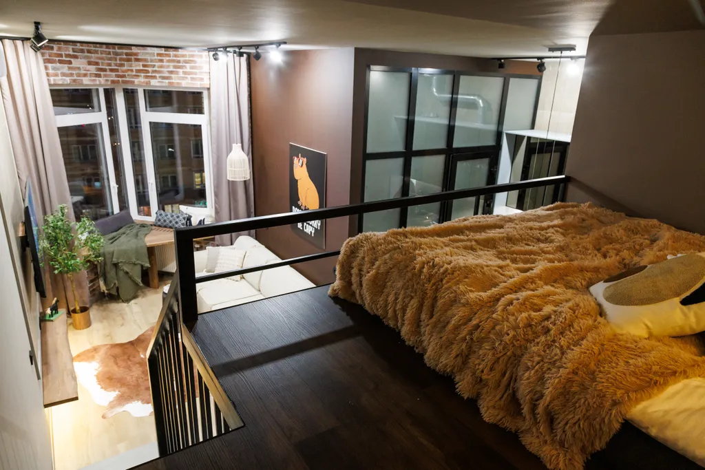 Двухуровневая квартира Капибара с видом на закат