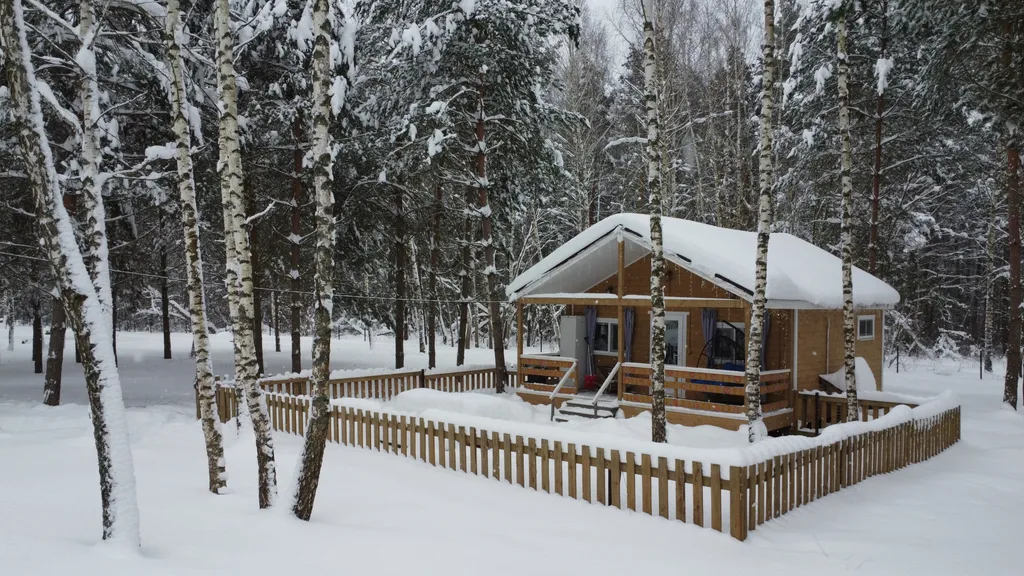 Отдых в лесу с баней и горячим чаном