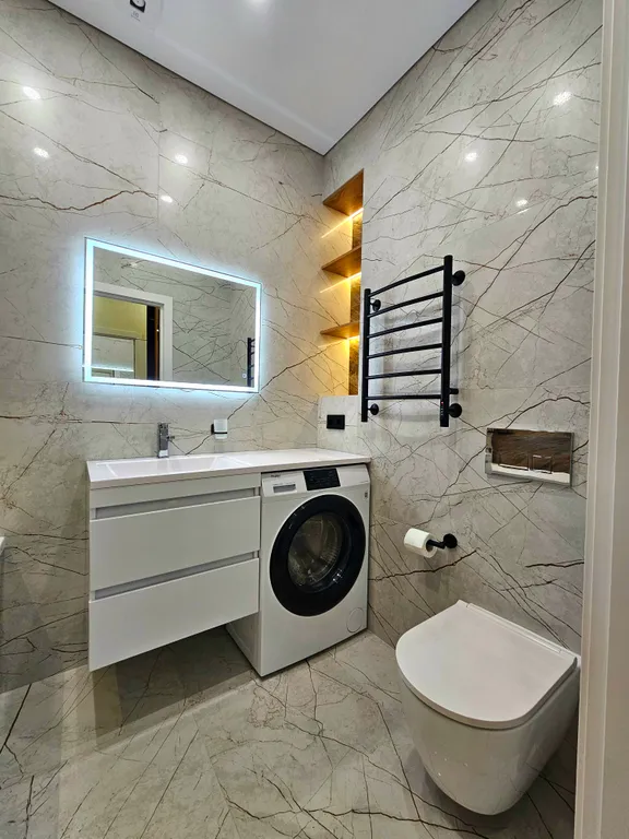 Квартира-студия с видом на парк и море