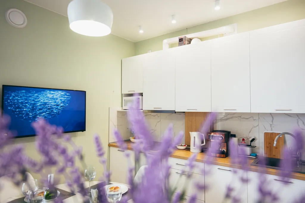 Квартира Olive marine resort с видом на море и большой террасой