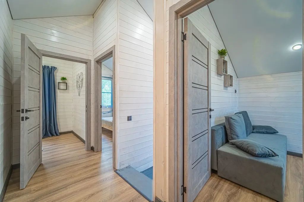 Уютный барн хаус с бассейном, баней и купелью ( барн 1)