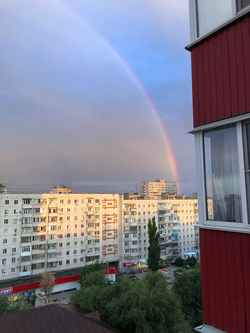 Удачные кадры с бокового окна балкона