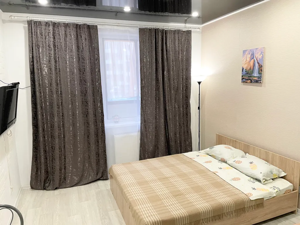 Квартира Уютная светлая студия недалеко от метро Дыбенко — аренда посуточно в Кудрово