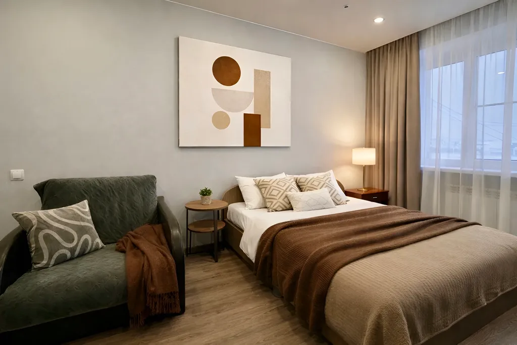 Квартира с евроремонтом в центре города — аренда посуточно в Воркута