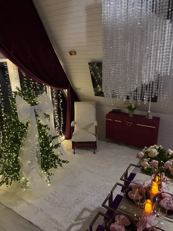 Коттедж Уютный A-frame «Облака» с видом на горы — Гостагаевская