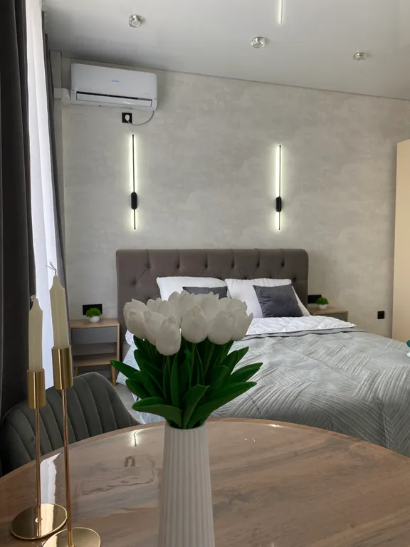 Квартира Новая уютная студия в развитом районе с кондиционером — аренда посуточно в Абакан