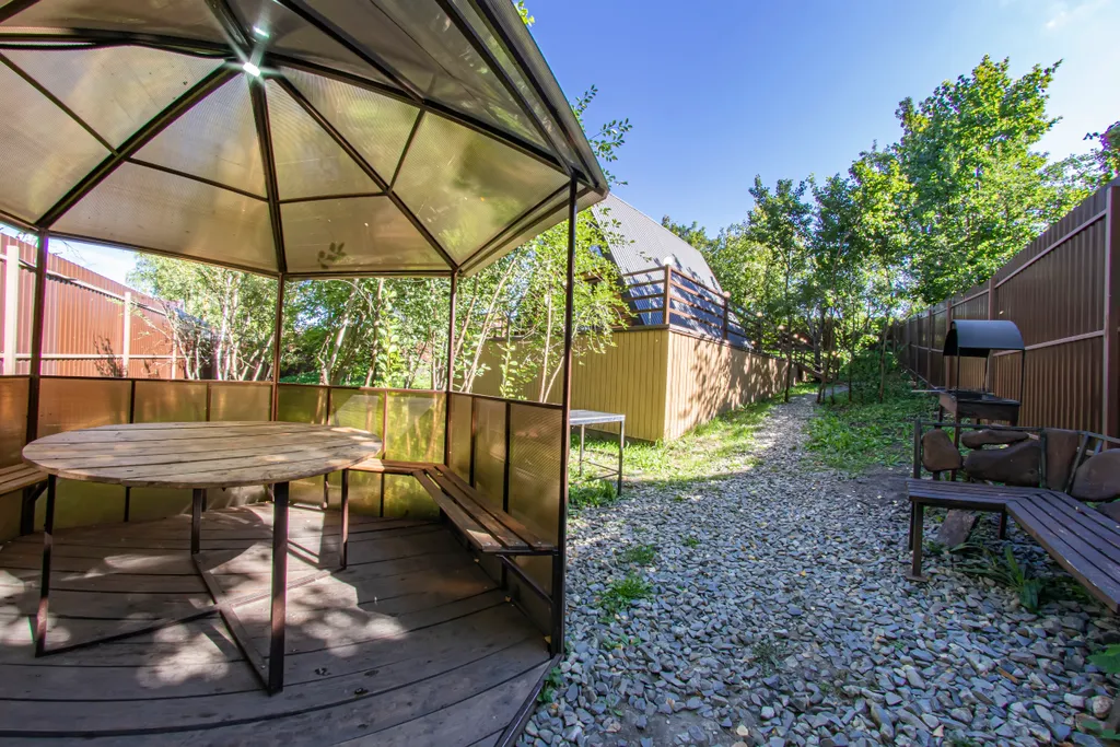 А-фрейм у Озера с чаном и сауной