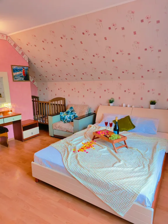 Двухкомнатные пятиместные апартаменты с мини-кухней