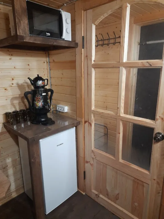 Коттедж Домик с сауной и купелью у леса — Деревянное