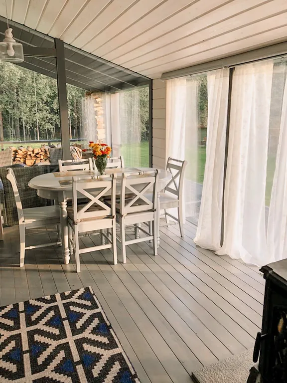 Райское гнёздышко с камином