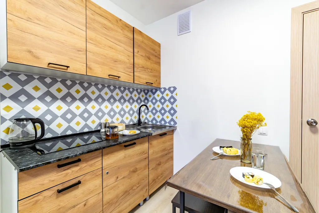 Студия в современном районе в современном районе