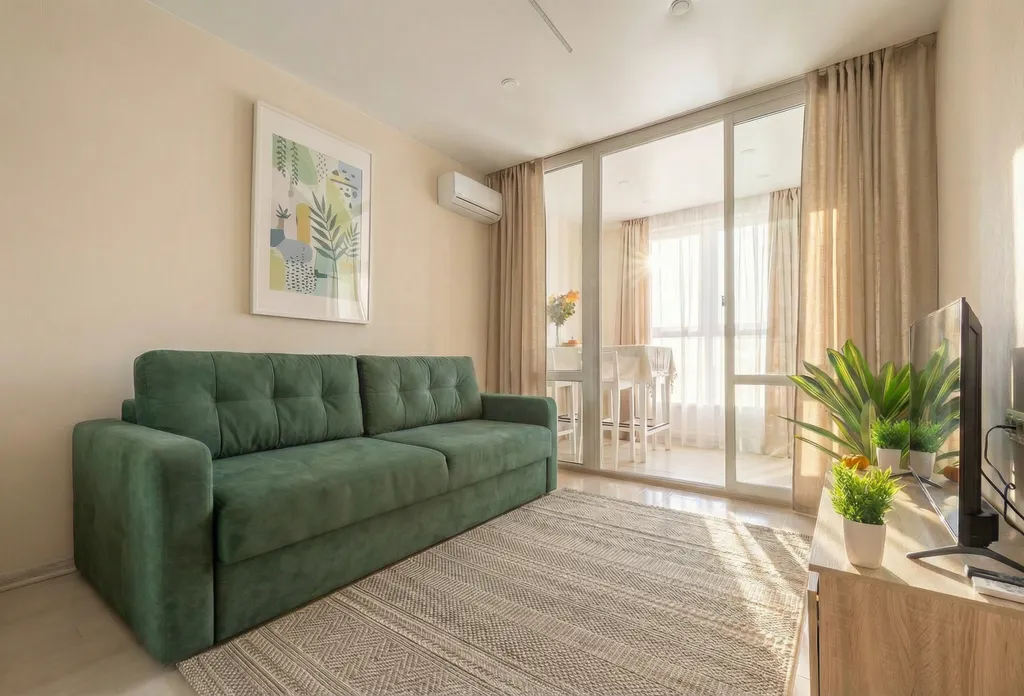 Апартаменты с видом на запад, встречайте закаты в ЖК Большой