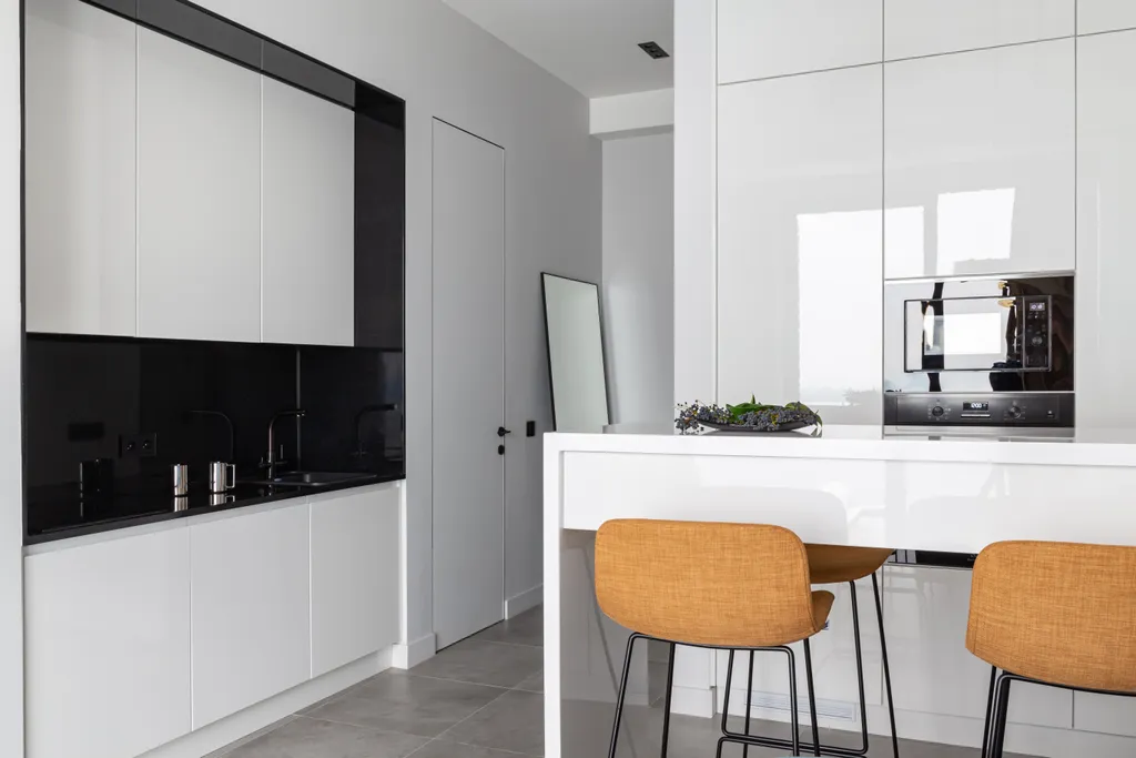 Квартира Стильный современный апартамент с видом на море — Мамайский Перевал