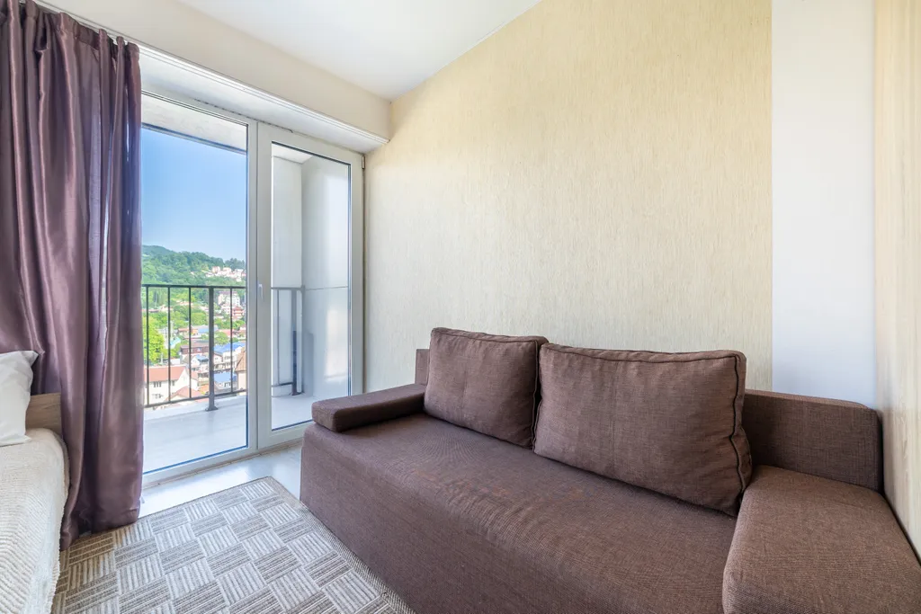 Апартамент с видом на море и горы