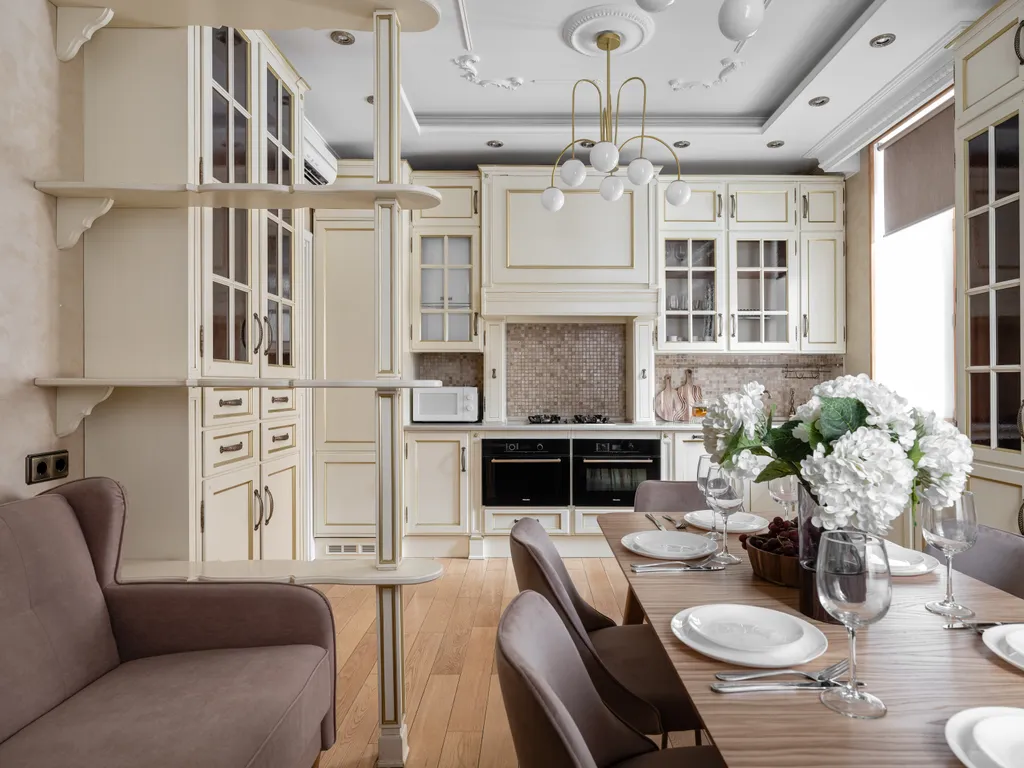 Квартира Модная Четверка с тремя ванными комнатами — Москва