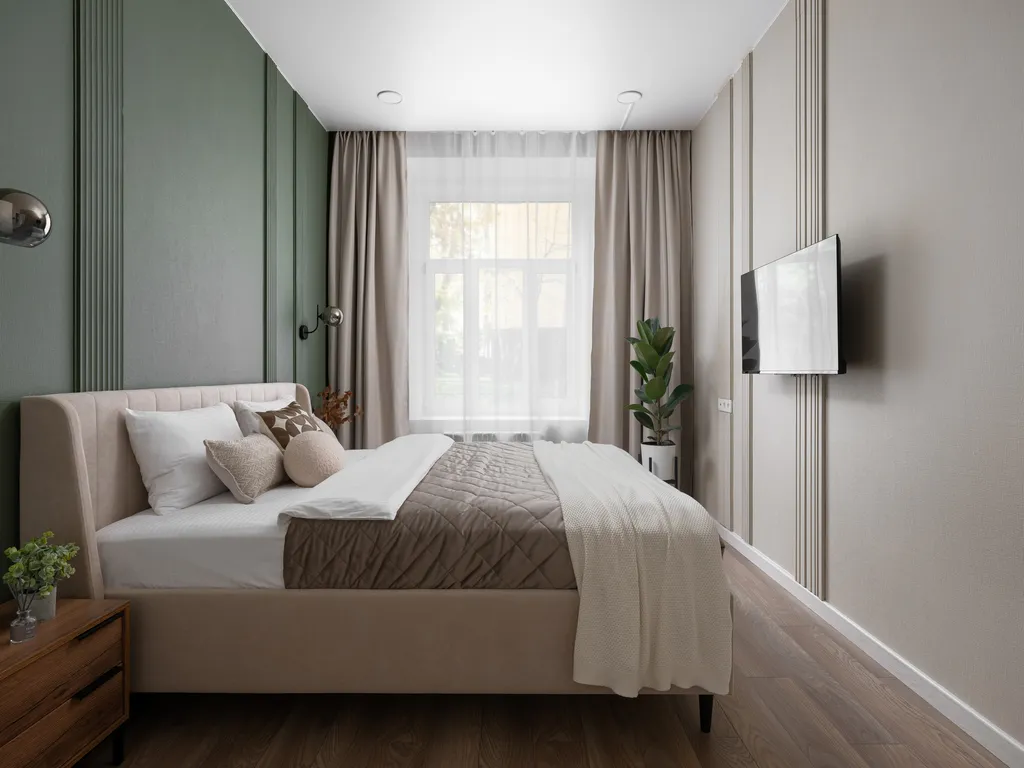 Просторная квартира у Патриарших с проектором