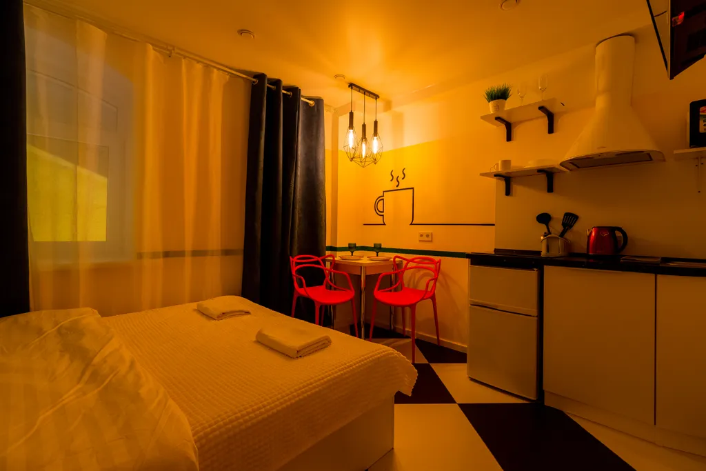 Квартира Современный апартаменты студия — Санкт-Петербург