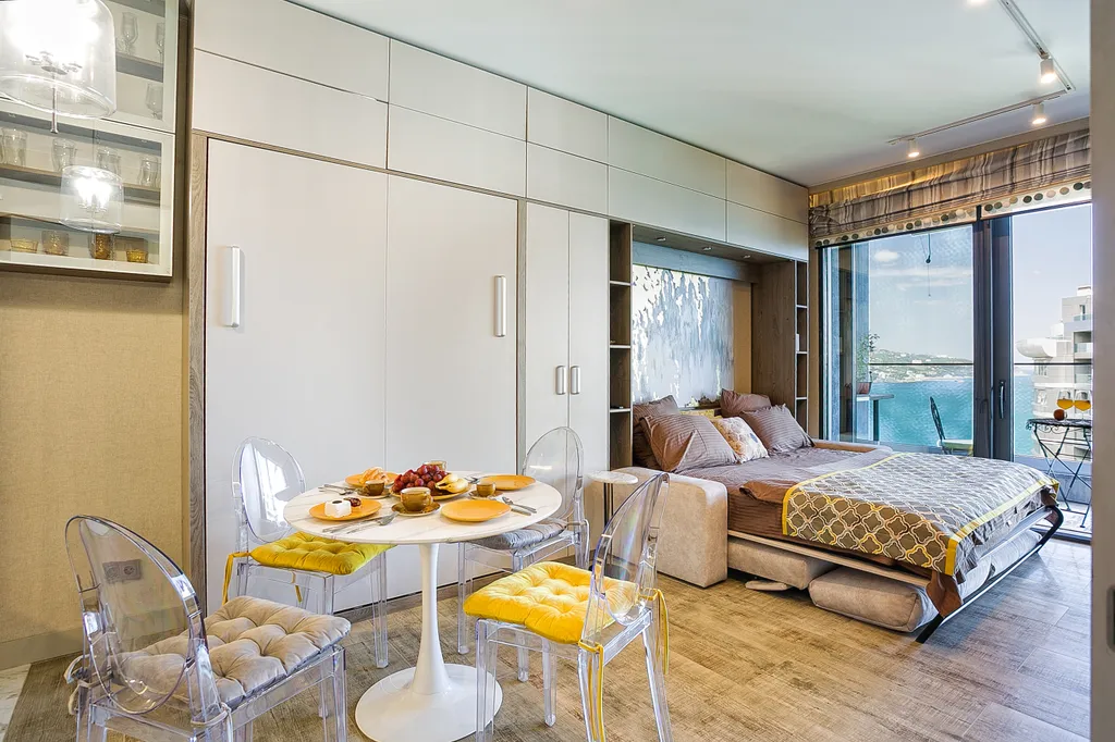 Квартира Двухкомнатный апартамент с видом на море с террасой с 2 санузлами — аренда посуточно в Ялта