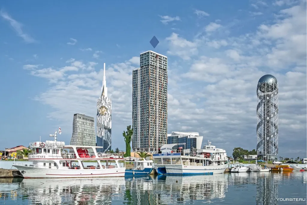 Трехкомнатная квартира c шикарным видом на море, Porta Batumi Tower